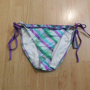 Women's  Swim Bottoms - Green Purple - Size L - Ne